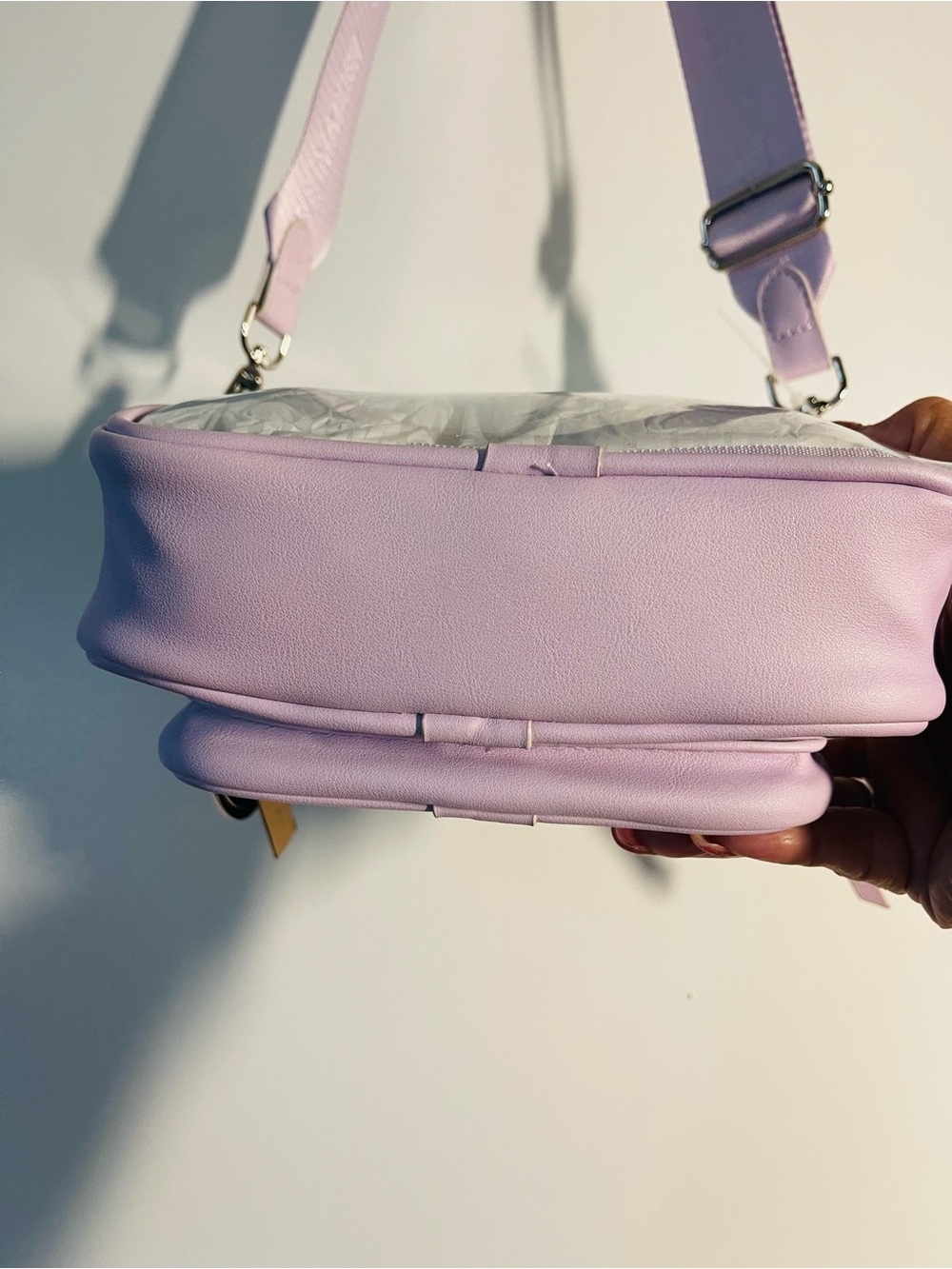 Steve Madden Lilac Clear Crossbody Bag with Matching Wallet. NWT - Picture 6 of 10